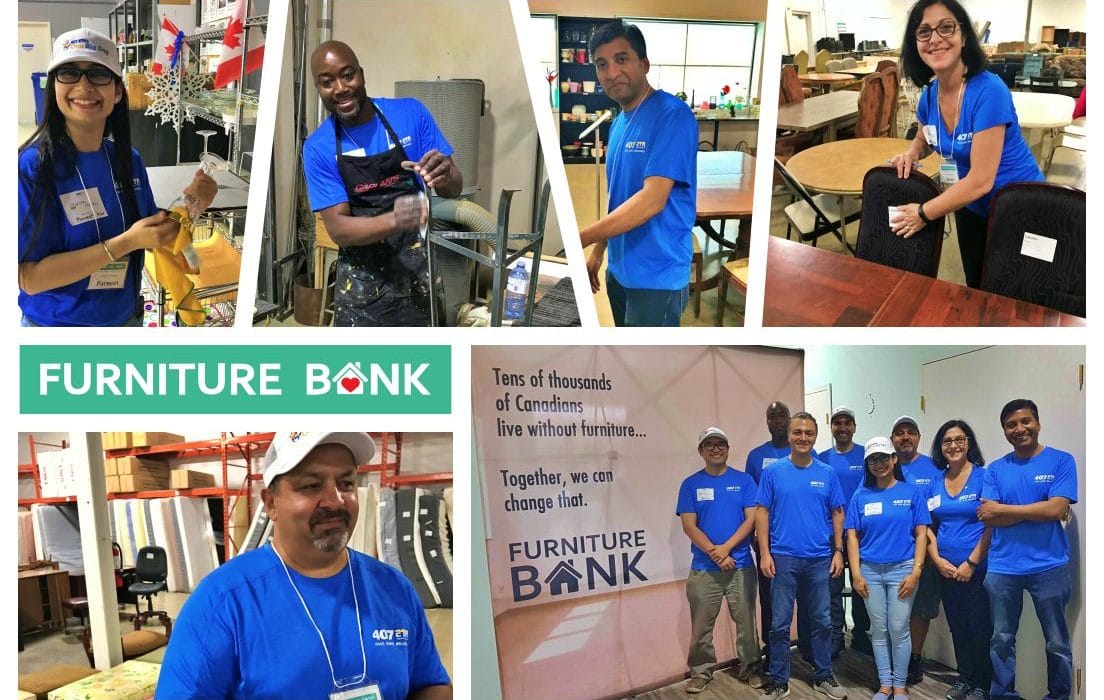 407 ETR Furniture Bank Volunteer Day