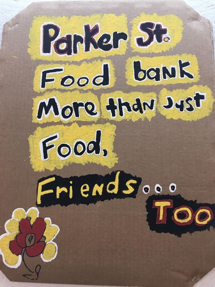 Parker St. Food Bank, More than just food, Friends...Too